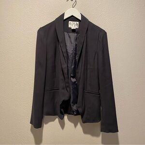 RUSH Blazer Size‎ Small Gray Textured office casual work
